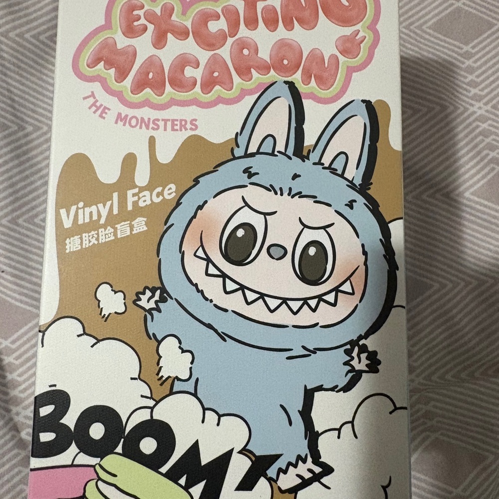 Exciting Macaron The Monsters Vinyl Face Action Figure - Blue